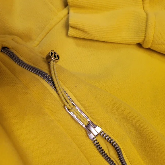 Lululemon Scuba Oversized Funnel-Neck Half Zip Soleil Yellow XS S - Picture 5 of 8